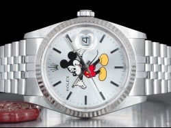 Rolex Datejust 36 Custom Topolino Jubilee Mickey Mouse - Double Dial 16234 